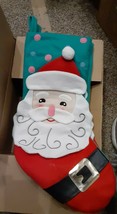 Ashland Christmas Santa Stocking 18&quot; New - $10.89