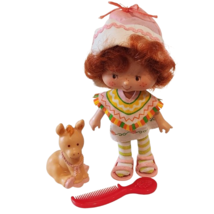 Vintage 1980&#39;s Strawberry Shortcake Cafe Ole Donkey Burrito Pet Figure Doll Toy - $57.00