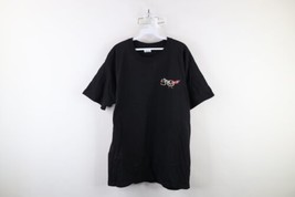 Vintage Y2K 2003 Mens Large Spell Out 50th Anniversary Corvette Racing T-Shirt - $59.35