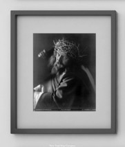 Jesus Christ, Wearing A Crown Of Thorns And Carrying A Cross|1910 German Image: - £29.89 GBP