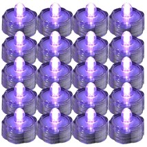 Super Bright Led Floral Tea Light Vase Submersible Lights For Party Wedd... - $31.99