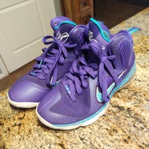 Nike LeBron Summit 2012 Lake Hornets Purple Basketball Men&#39;s US 9 469764... - £66.19 GBP