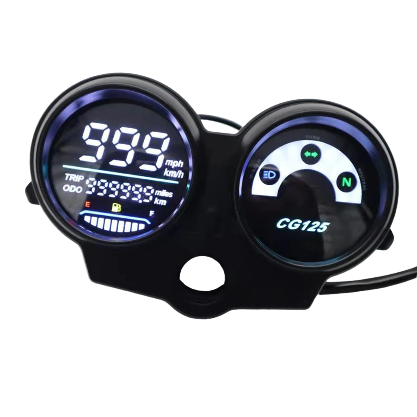 Motorcycle LED Digital Dashd High Quality Electronic Tachometer RPM Meter Odomet - £122.57 GBP