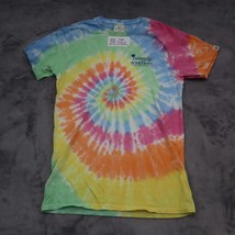 Simply Southern Shirt Womens S Multicolor Cotton Tie Dye Crew Neck Casual Tee - £8.68 GBP