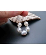5pc STUNNING Rare AA+ South Sea Bright Colorful White Iridescent Austral... - €94,01 EUR