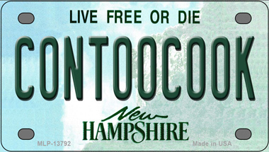 Contoocook New Hampshire Novelty Mini Metal License Plate Tag - $14.95