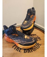 Hoka Speedgoat 5 Mid GTX Gore-Tex WATERPROOF Hiking Boots Black / Orange... - $2,743.68 MXN