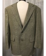 Jos. A. Bank Men&#39;s Blazer Wool Silk Blend Plaid Fully Lined Blazer Size 40s - $78.21