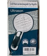Ultrason Interchangeable Lens Magnifier with 2 LED Lights - $27.15 CAD