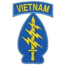 U.S. Army Special Forces Vietnam Patch Yellow &amp; Blue 3&quot; - £8.26 GBP