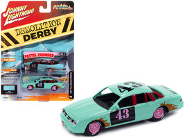 1997 Ford Crown Victoria #43 Fade Demo Derby Teal &quot;Demolition Derby&quot; Lim... - £14.89 GBP