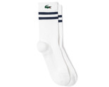 Lacoste Long-length Striped Sports Cushioned Socks Casual White NWT RA10... - $33.21