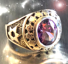 HAUNTED RING SACRED GEOMETRY VORTEX OF POWER HIGHEST LIGHT COLLECTION MAGICK image 2