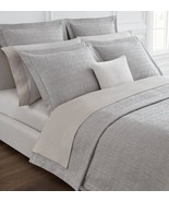Sferra Veroli Ice Queen Coverlet Set 7 PC Textured Tile Pattern Cotton I... - $550.00