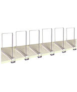 CY Craft Acrylic Shelf Divider, Wood Shelf Dividers,Clear Closet Shelf S... - £21.43 GBP+