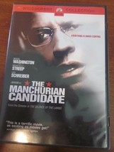 The Manchurian Candidate Drama Movie DVD  Denzel Washington Meryl Streep Used - £7.81 GBP