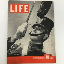 VTG Life Magazine September 27 1937 Nelson Eddy Feature Newsstand - £14.95 GBP