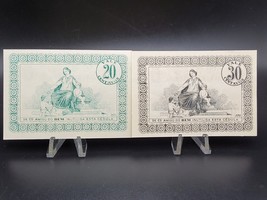 Portugal Banknotes ~ Vale 20&amp;30 Centavos, Hospital de S. Jose, Arcos de Valdevez - £7.81 GBP
