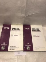 1998 Tracker Vol 1 &amp; 3 Of 3 GM Chevrolet J/E Service Repair Manual Guide - $11.88