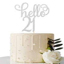 Hello 21 Cake Topper - To 21 Years -21 And Fabulous Cake Topper - 21St - £10.21 GBP