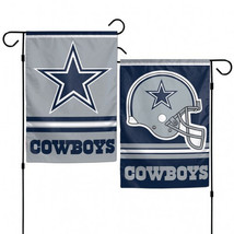 Dallas Cowboys Flag 12x18 Garden Style 2 Sided - $818.08 MXN