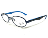 Ray-Ban Young Kinder Brille Rahmen RB1028 4000 Schwarz Blau Rund 44-15-125 - $41.70
