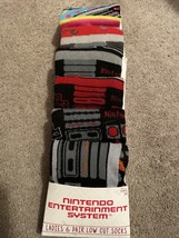 Nintendo Themed 6 Pairs Socks Low Cut Women Ladies 9-11 NES Classic Retro Gaming - £14.38 GBP