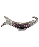 Beautiful Murano-Style Glass Trinket Dish in Violet-Pink - 2Y86 - $152.99 CAD
