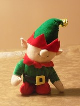Christmas Animated Elf Musical Plush Sings We Are Santa&#39;s Elves - $34.65