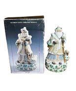 Vintage Victorian Collectors Santa Music Box Figurine 11&quot; Tall Christmas... - $41.48 CAD
