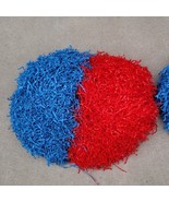 Vintage Cheerleader USA 20” Pom Poms Red Blue 80’s USA Cheerleading Set ... - $1,303.54 MXN