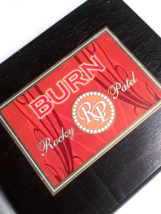 Rocky Patel BURN Toro Empty Black Lacquered Wood Cigar Box for Crafting,... - £14.13 GBP