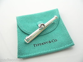 Tiffany &amp; Co Silver Love Knot Tie Money Clip Rare Man Gift Love Pouch - £320.10 GBP