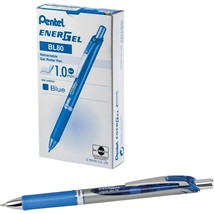 Energel Rtx Gel Pens Blue Ink Dozen Bl80-C - £28.39 GBP