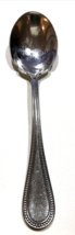 Towle BEADED ANTIQUE Sugar Spoon 6 1/8&quot; Germany 18/8 Stainless Flatware - $15.83