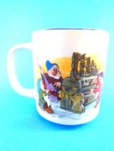 Walt Disney vintage Snow White &amp; Seven Dwarfs Dancing, 10oz.  Mug Cup, J... - £6.99 GBP