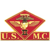 PINS- Usmc, Marine Core 002ND Mc Wing (1-3/8&quot;) - £7.12 GBP