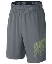 Boy&#39;s Nike Dry Logo Graphic Training Shorts (Big Kids) Cool Grey (S, M) ... - $39.00