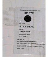 Replacement Toner Cartridge HP 87X Model STCF287X Compatable Damaged Box - $89.29 CAD