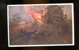 WWI Rotes Kreuz Red Cross German Postcard Series 266 Soldiers Escaping Fire - $416.34 MXN