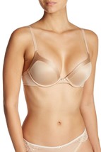 DKNY 458247 &#39;Fusion Plunge&#39; Molded Underwire Push-Up Bra SZ 32D - $501.23 MXN