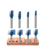 8pc Bottom Cleaning Router Bits Set 1/4” Shank 1/4,5/16,3/8,1/2,5/8,3/4,... - $367.38 MXN