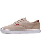 Levi&#39;s Mens Ethan Canvas Sneakers Size:9 Color:Khaki - £52.61 GBP