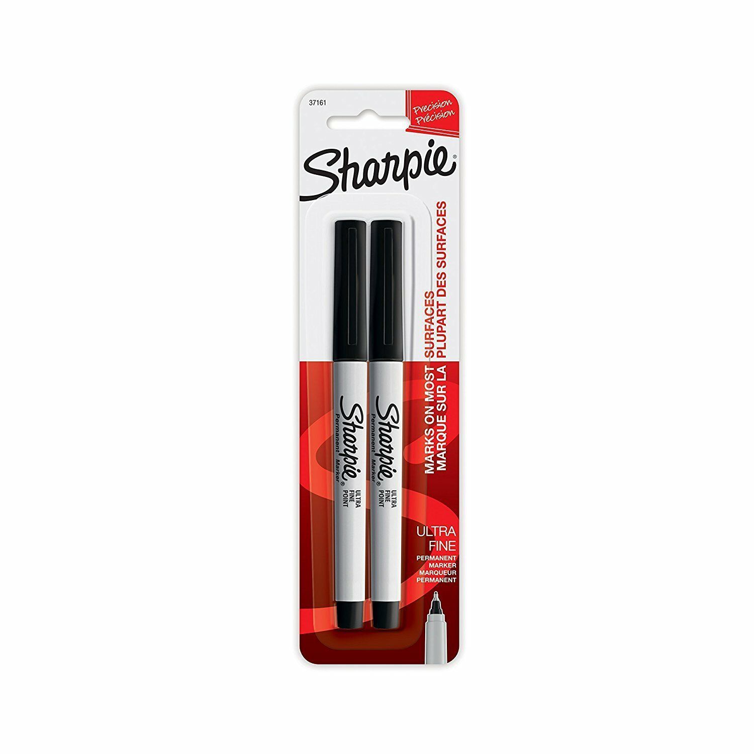 Primary image for NEW Sharpie Ultra Fine Point 2 Black Permanent Markers