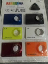 Activeon CX Faceplates Kit 6 Color White Red Blue Orange Lime Purple - $121.47 MXN