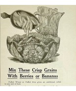 Antique 1901 Quaker Oats XL Advertisement Food Cereal Ephemera 12.5 x 5.5 - $28.07 CAD