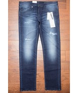 Armani Exchange $160 A|X J13 Mens Slim Fit Scraped Stretch Cotton Blue J... - $1,164.07 MXN