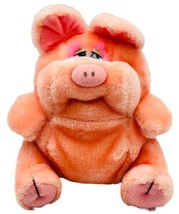 Emotions Mattel Pig Plush Stuffed Animal 7 inch 1980s Worried Sad - $12.19