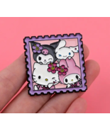 Large HELLO KITTY, Kuromi, My Melody, Cinnamoroll Enamel Pin ♡ RARE SANR... - $200.49 MXN