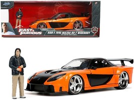 1995 Mazda RX-7 Widebody RHD (Right Hand Drive) Orange Metallic and Black with H - $85.43